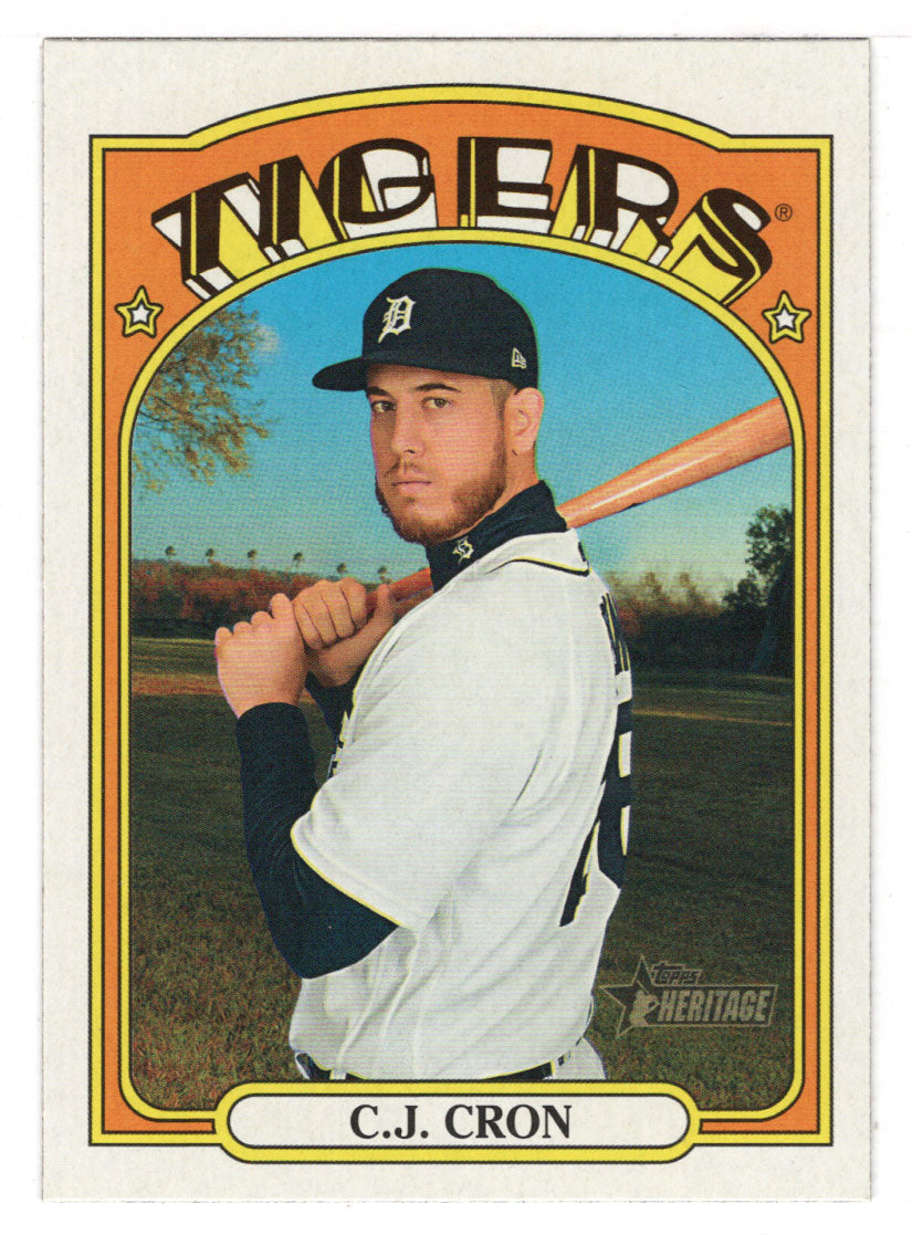 C.J. Cron - Detroit Tigers (MLB Baseball Card) 2021 Topps Heritage # 197 Mint