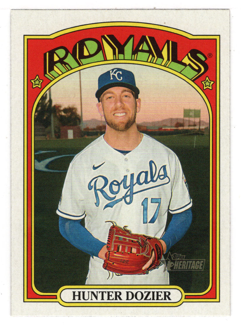 Hunter Dozier - Kansas City Royals (MLB Baseball Card) 2021 Topps Heritage # 203 Mint