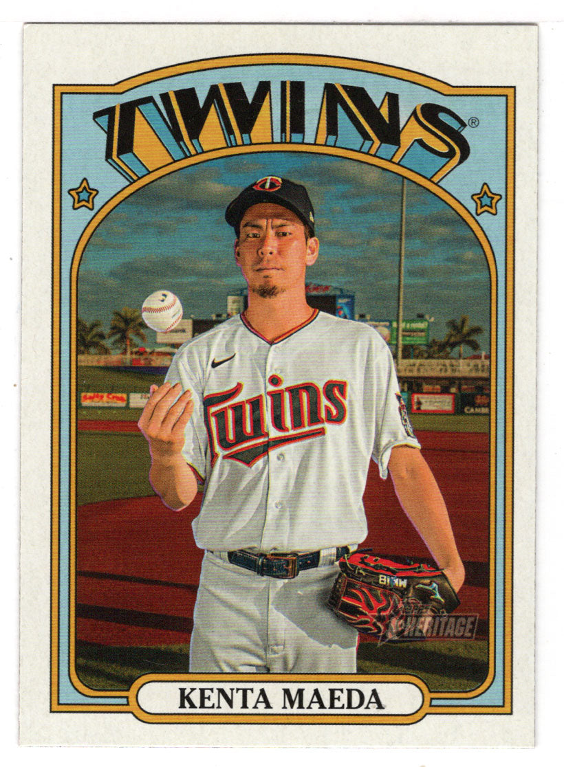 Kenta Maeda - Minnesota Twins (MLB Baseball Card) 2021 Topps Heritage # 204 Mint