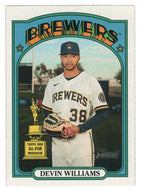 Devin Williams - Milwaukee Brewers (MLB Baseball Card) 2021 Topps Heritage # 210 Mint