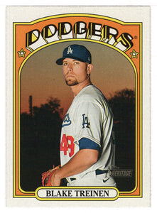 Blake Treinen - Los Angeles Dodgers (MLB Baseball Card) 2021 Topps Heritage # 222 Mint