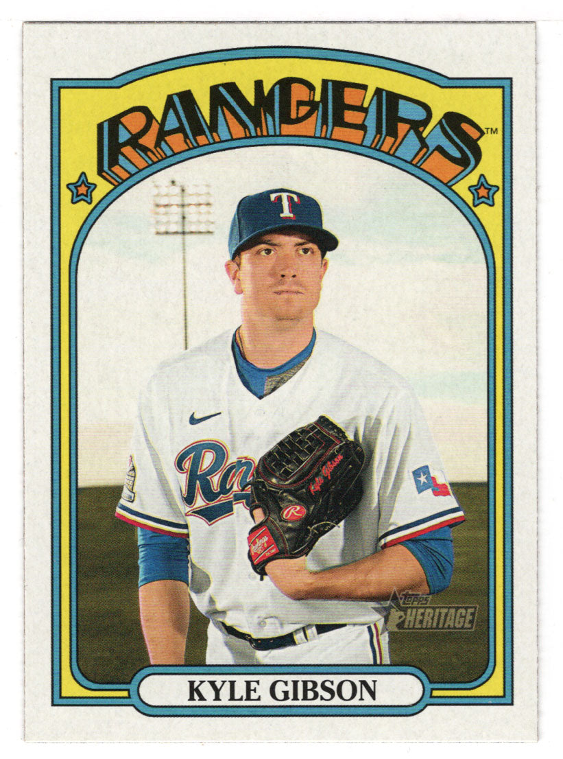 Kyle Gibson - Texas Rangers (MLB Baseball Card) 2021 Topps Heritage # 224 Mint
