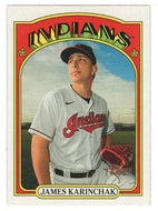 James Karinchak - Cleveland Indians (MLB Baseball Card) 2021 Topps Heritage # 228 Mint