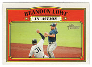 Brandon Lowe - Tampa Bay Rays - In Action (MLB Baseball Card) 2021 Topps Heritage # 242 Mint