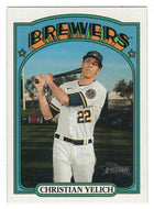 Christian Yelich - Milwaukee Brewers (MLB Baseball Card) 2021 Topps Heritage # 251 Mint