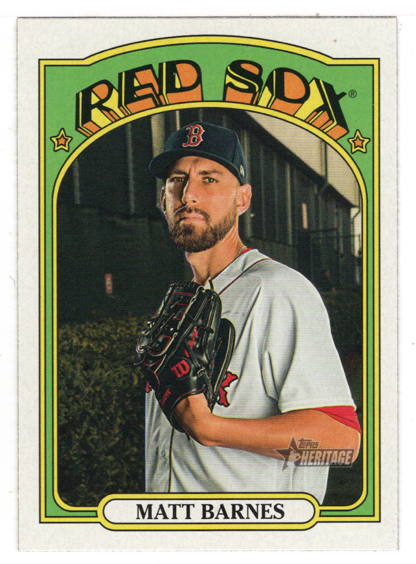 Matt Barnes - Boston Red Sox (MLB Baseball Card) 2021 Topps Heritage # 255 Mint