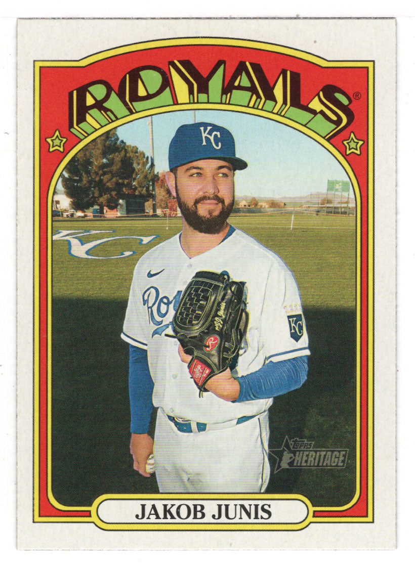 Jakob Junis - Kansas City Royals (MLB Baseball Card) 2021 Topps Heritage # 257 Mint