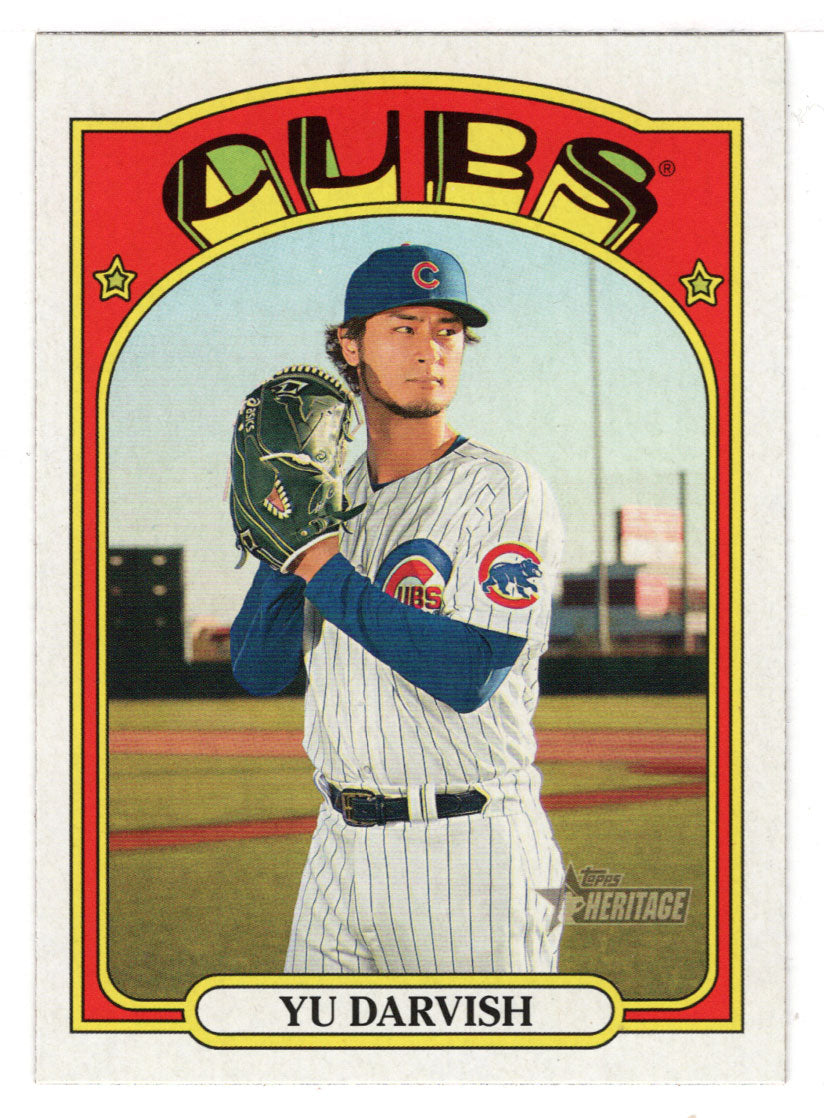 Yu Darvish - Chicago Cubs (MLB Baseball Card) 2021 Topps Heritage # 263 Mint