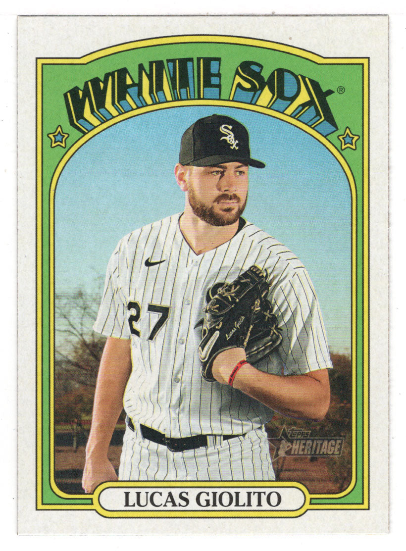 Lucas Giolito - Chicago White Sox (MLB Baseball Card) 2021 Topps Heritage # 264 Mint