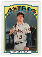 Myles Straw - Houston Astros (MLB Baseball Card) 2021 Topps Heritage # 272 Mint