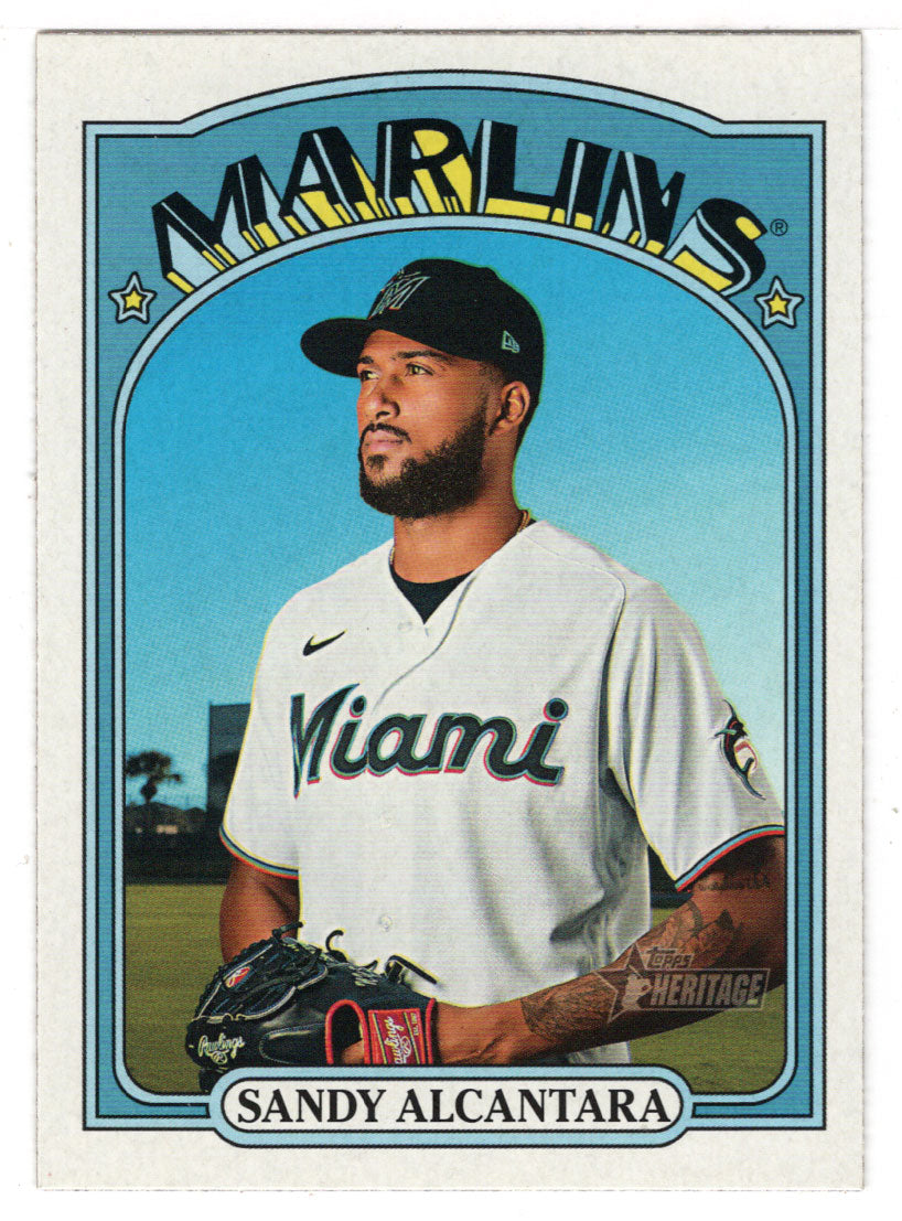 Sandy Alcantara - Miami Marlins (MLB Baseball Card) 2021 Topps Heritage # 273 Mint