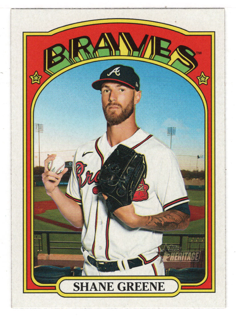 Shane Greene - Atlanta Braves (MLB Baseball Card) 2021 Topps Heritage # 281 Mint