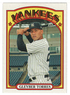 Gleyber Torres - New York Yankees (MLB Baseball Card) 2021 Topps Heritage # 291 Mint