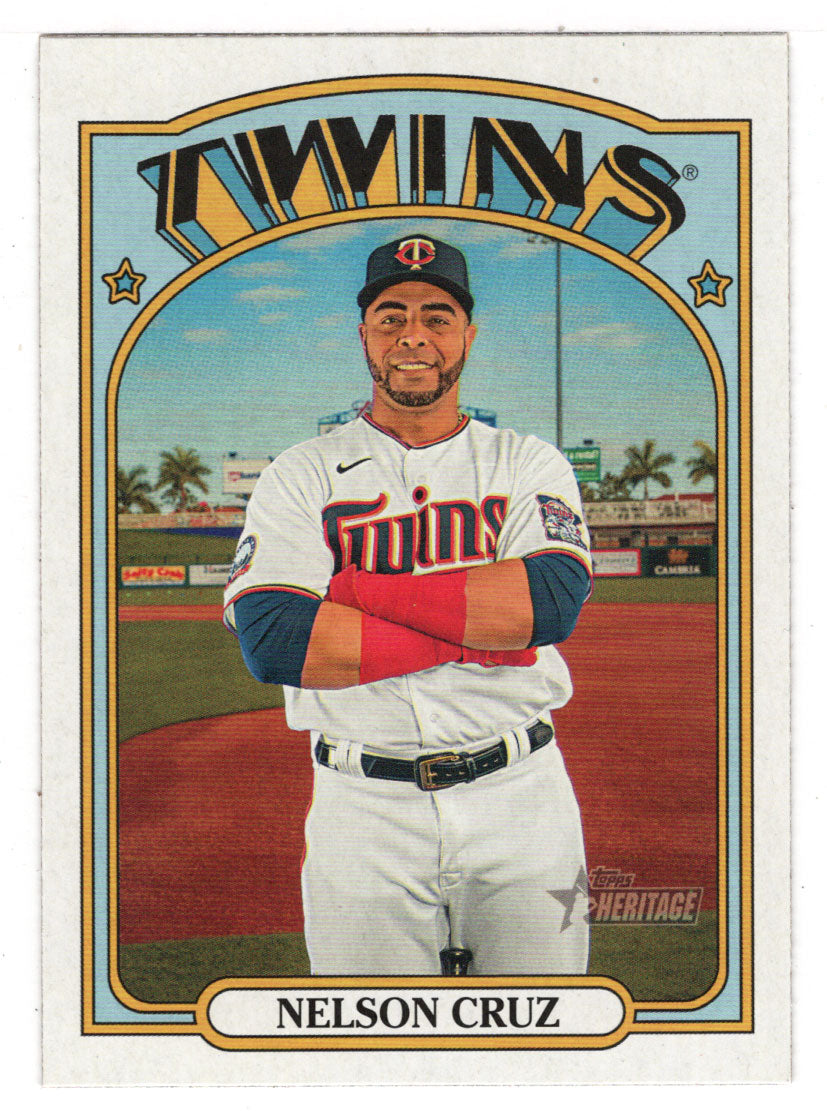 Nelson Cruz - Minnesota Twins (MLB Baseball Card) 2021 Topps Heritage # 307 Mint