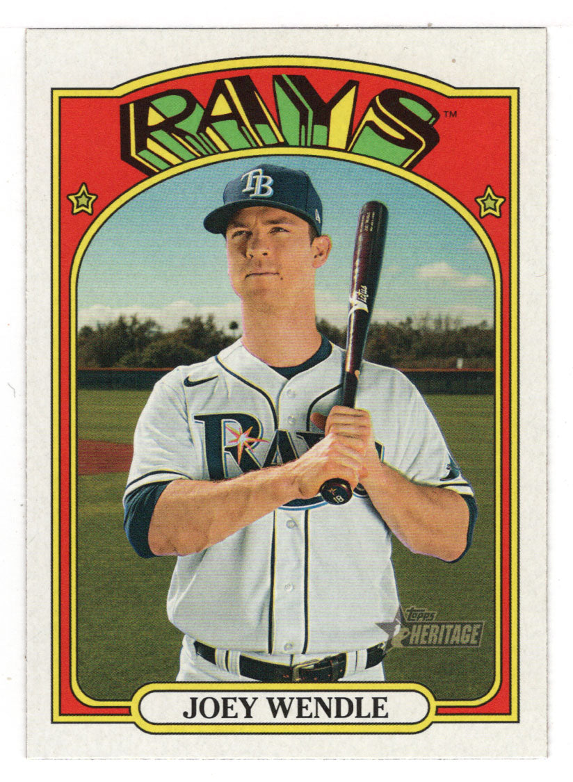 Joey Wendle - Tampa Bay Rays (MLB Baseball Card) 2021 Topps Heritage # 321 Mint