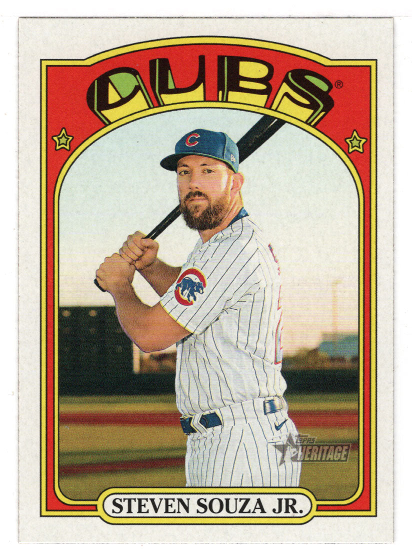 Steven Souza Jr. - Chicago Cubs (MLB Baseball Card) 2021 Topps Heritage # 323 Mint