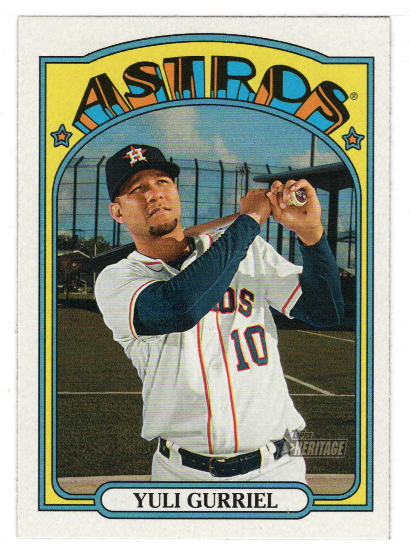 Yuli Gurriel - Houston Astros (MLB Baseball Card) 2021 Topps Heritage # 330 Mint