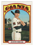 Justin Smoak - San Francisco Giants (MLB Baseball Card) 2021 Topps Heritage # 332 Mint