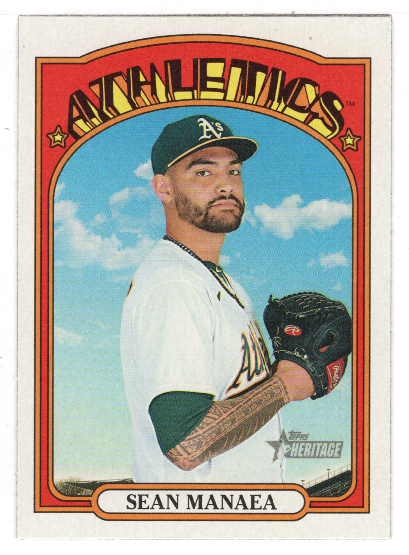Sean Manaea - Oakland Athletics (MLB Baseball Card) 2021 Topps Heritage # 333 Mint