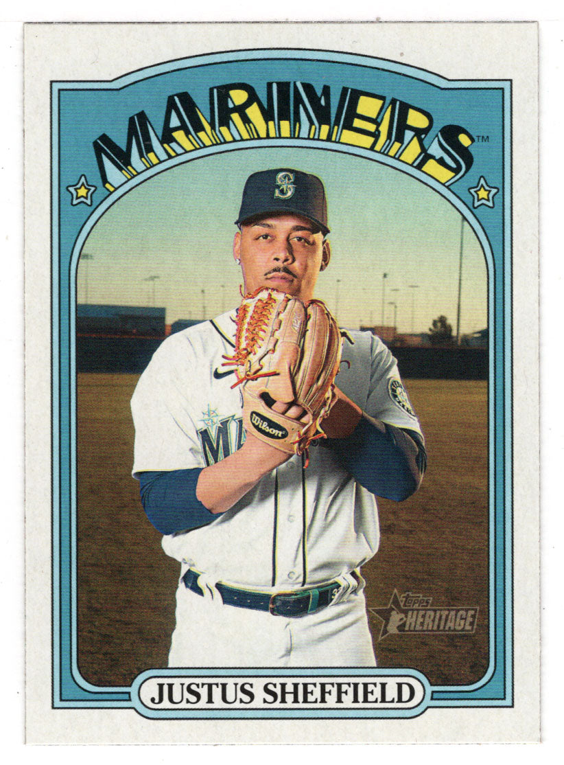 Justus Sheffield - Seattle Mariners (MLB Baseball Card) 2021 Topps Heritage # 353 Mint