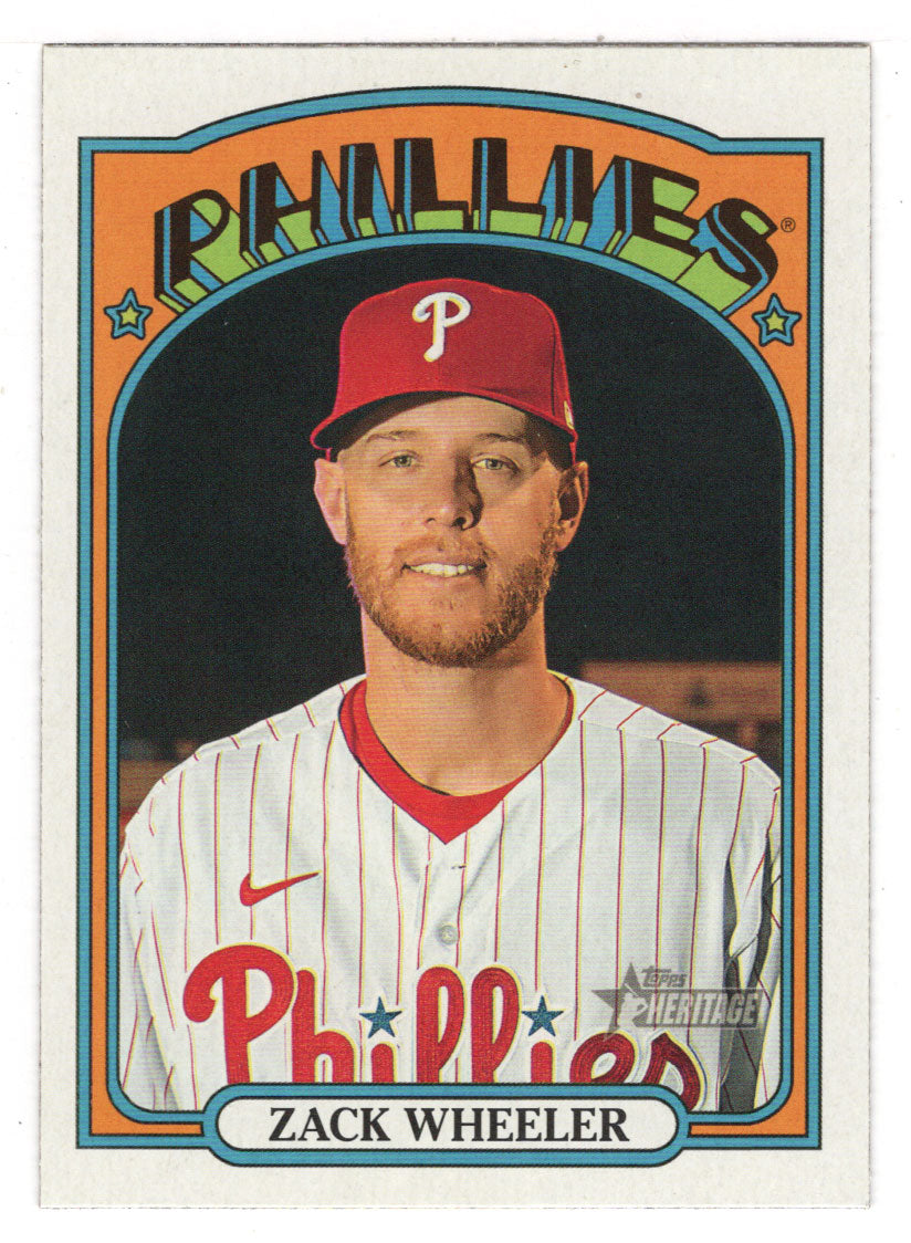 Zack Wheeler - Philadelphia Phillies (MLB Baseball Card) 2021 Topps Heritage # 355 Mint