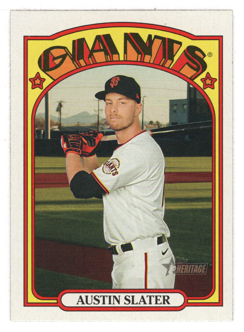 Austin Slater - San Francisco Giants (MLB Baseball Card) 2021 Topps Heritage # 362 Mint