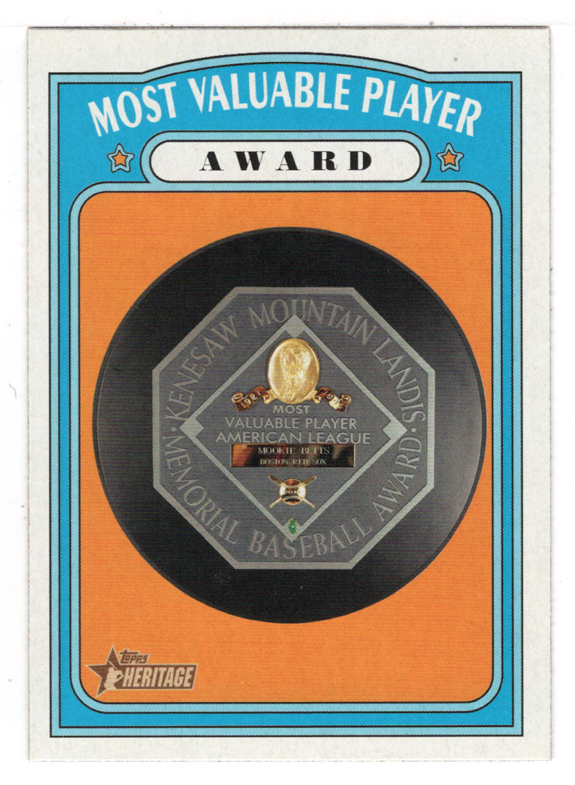 MVP Award - Most Valuable Player (MLB Baseball Card) 2021 Topps Heritage # 366 Mint