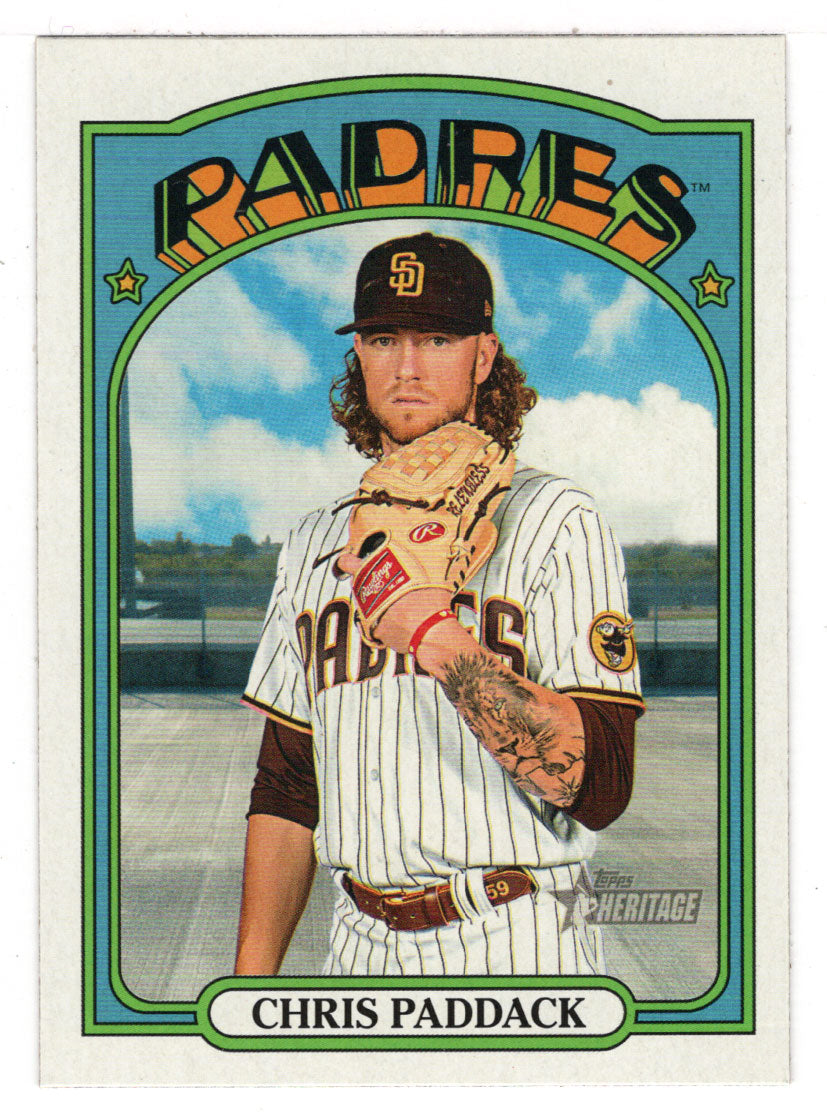Chris Paddack - San Diego Padres (MLB Baseball Card) 2021 Topps Heritage # 382 Mint