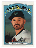 Pablo Lopez - Miami Marlins (MLB Baseball Card) 2021 Topps Heritage # 385 Mint