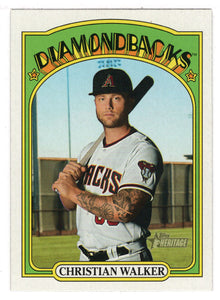 Christian Walker - Arizona Diamondbacks (MLB Baseball Card) 2021 Topps Heritage # 386 Mint