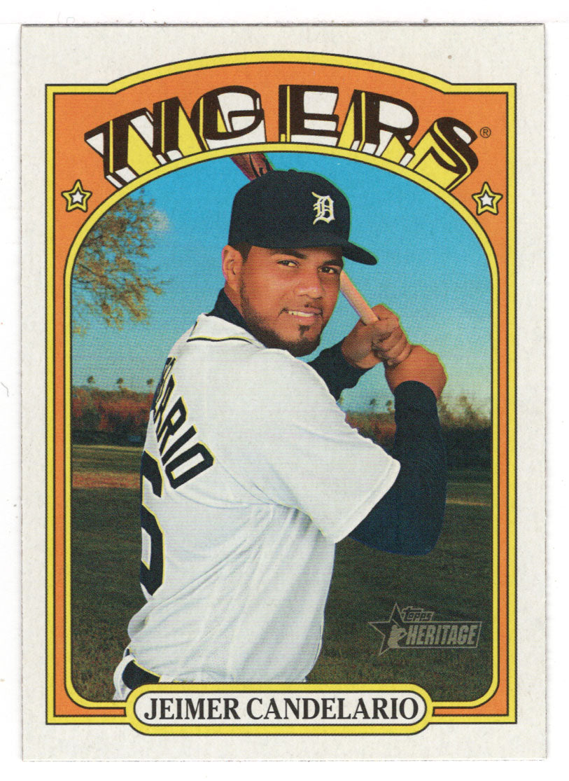 Jeimer Candelario - Detroit Tigers (MLB Baseball Card) 2021 Topps Heritage # 389 Mint