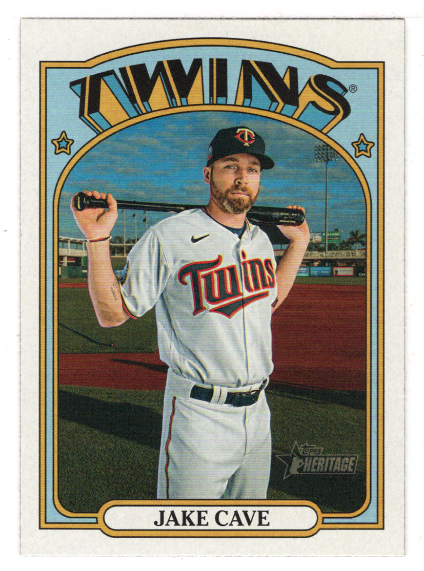 Jake Cave - Minnesota Twins (MLB Baseball Card) 2021 Topps Heritage # 390 Mint