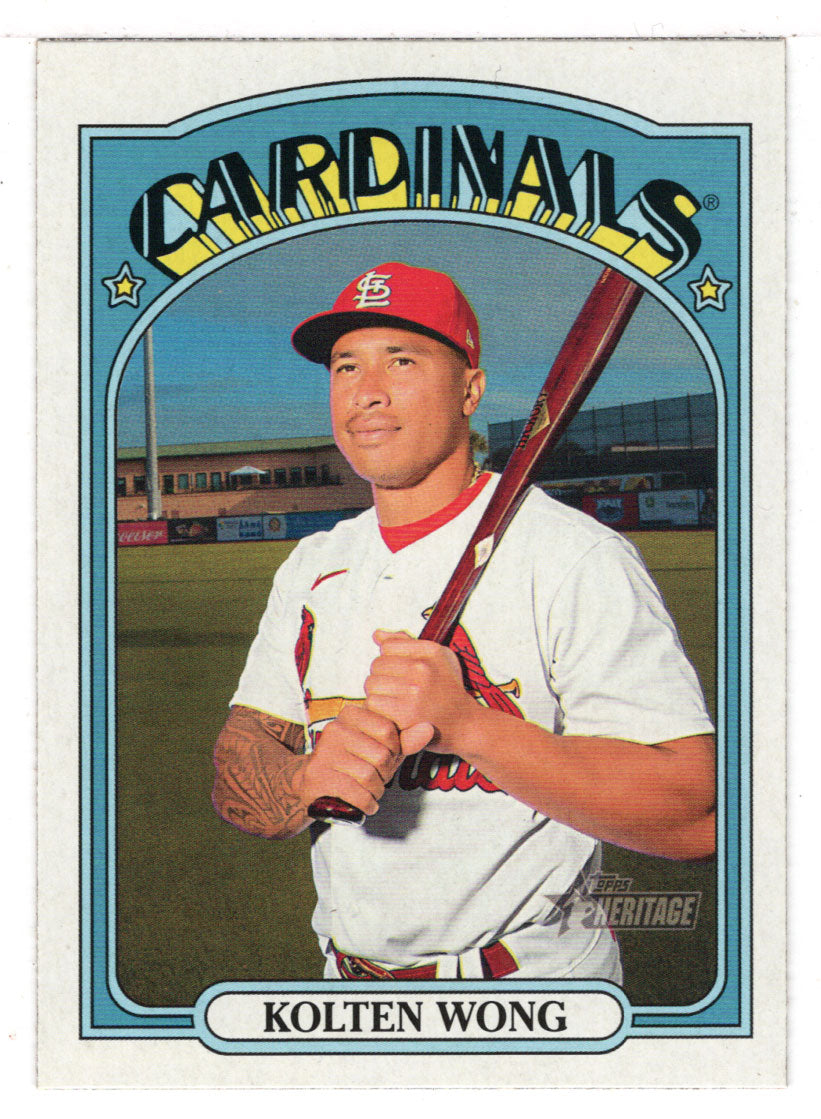 Kolten Wong - St. Louis Cardinals (MLB Baseball Card) 2021 Topps Heritage # 399 Mint