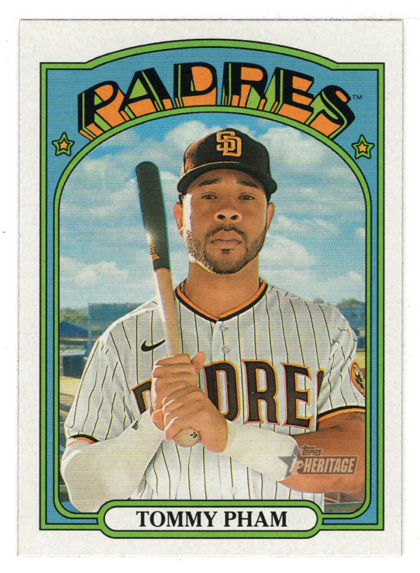 Tommy Pham - San Diego Padres - SP (MLB Baseball Card) 2021 Topps Heritage # 411 Mint