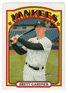 Brett Gardner - New York Yankees - SP (MLB Baseball Card) 2021 Topps Heritage # 424 Mint