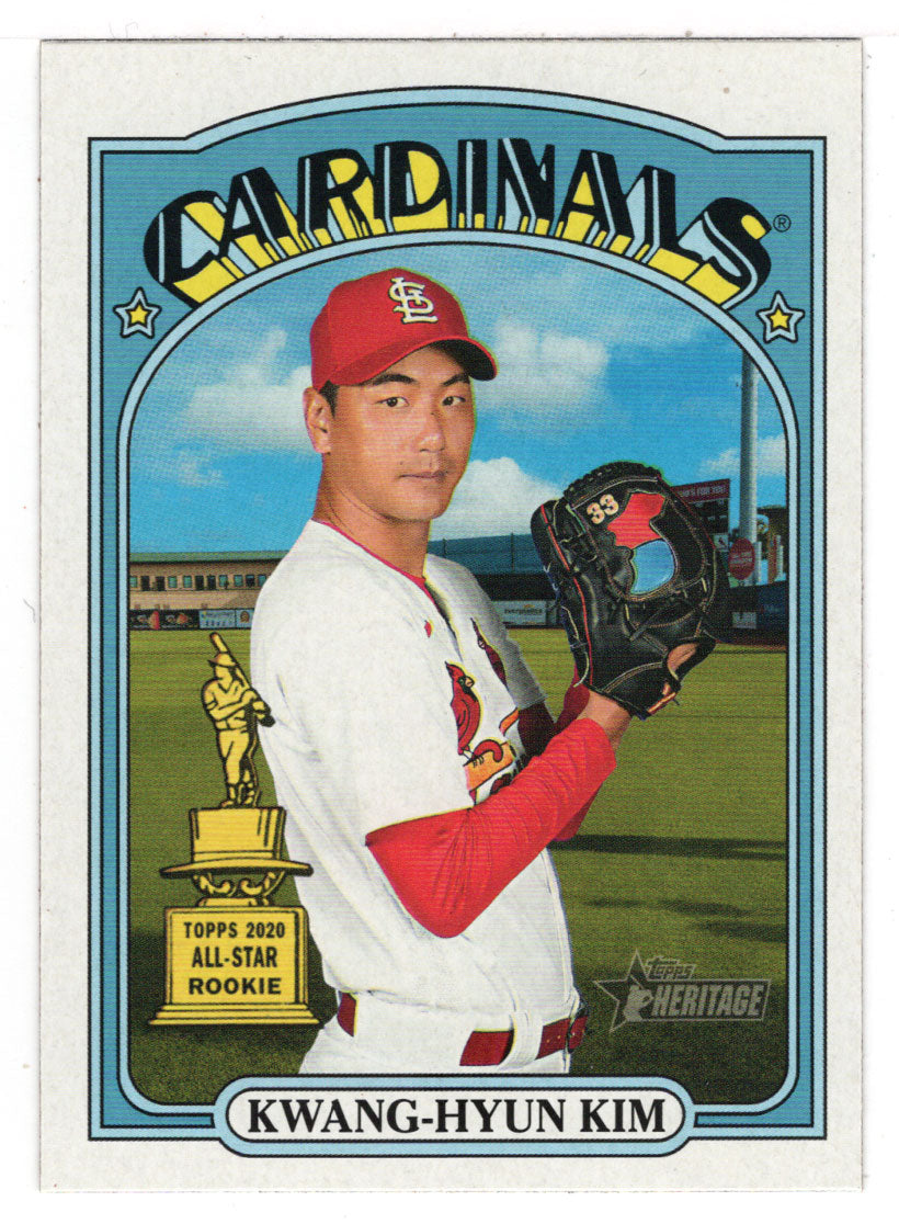 Kwang-Hyun Kim - St. Louis Cardinals - SP (MLB Baseball Card) 2021 Topps Heritage # 443 Mint
