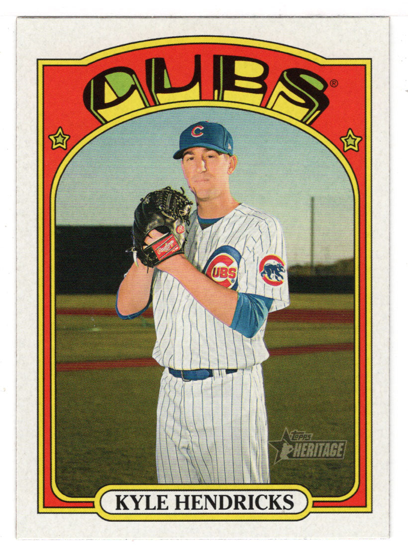 Kyle Hendricks - Chicago Cubs - SP (MLB Baseball Card) 2021 Topps Heritage # 483 Mint