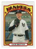 Zack Britton - New York Yankees - SP (MLB Baseball Card) 2021 Topps Heritage # 494 Mint