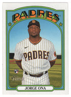 Jorge Ona RC - San Diego Padres (MLB Baseball Card) 2021 Topps Heritage # 504 Mint