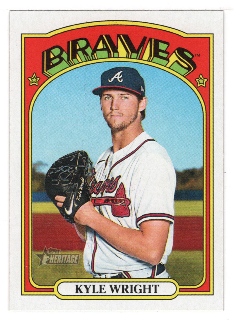 Kyle Wright - Atlanta Braves (MLB Baseball Card) 2021 Topps Heritage # 508 Mint
