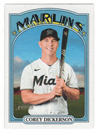 Corey Dickerson - Miami Marlins (MLB Baseball Card) 2021 Topps Heritage # 513 Mint