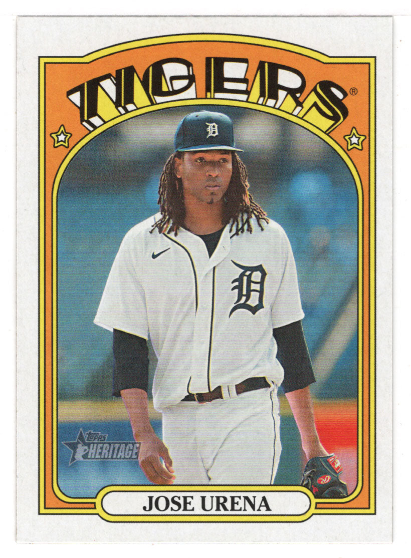 Jose Urena - Detroit Tigers (MLB Baseball Card) 2021 Topps Heritage # 514 Mint