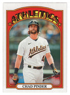Chad Pinder - Oakland Athletics (MLB Baseball Card) 2021 Topps Heritage # 516 Mint