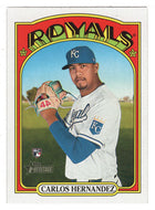 Carlos Hernandez RC - Kansas City Royals (MLB Baseball Card) 2021 Topps Heritage # 519 Mint