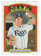 Shane McClanahan RC - Tampa Bay Rays (MLB Baseball Card) 2021 Topps Heritage # 521 Mint