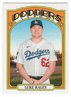 Luke Raley RC - Los Angeles Dodgers (MLB Baseball Card) 2021 Topps Heritage # 526 Mint