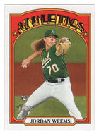 Jordan Weems RC - Oakland Athletics (MLB Baseball Card) 2021 Topps Heritage # 531 Mint