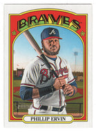 Phillip Ervin - Atlanta Braves (MLB Baseball Card) 2021 Topps Heritage # 539 Mint