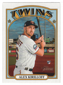 Alex Kirilloff RC - Minnesota Twins (MLB Baseball Card) 2021 Topps Heritage # 546 Mint