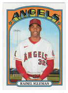 Raisel Iglesias - Los Angeles Angels (MLB Baseball Card) 2021 Topps Heritage # 552 Mint